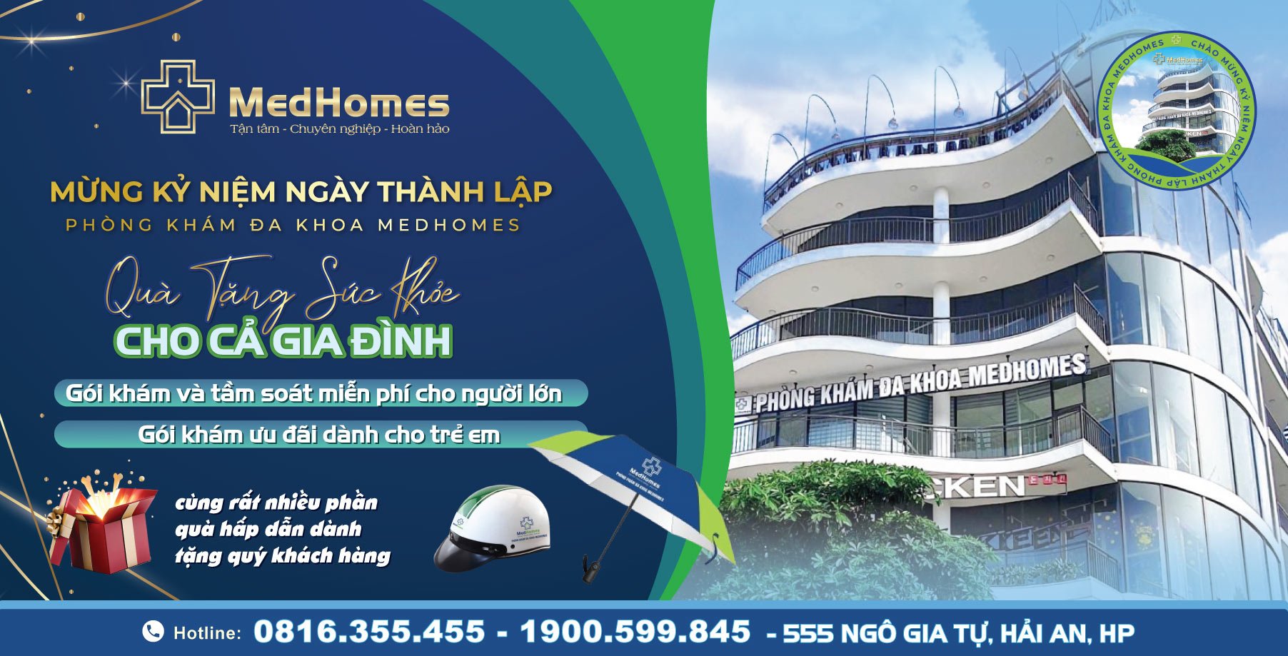  Chào mừng kỷ niệm ngày thành lập Phòng khám Đa khoa MedHomes! 