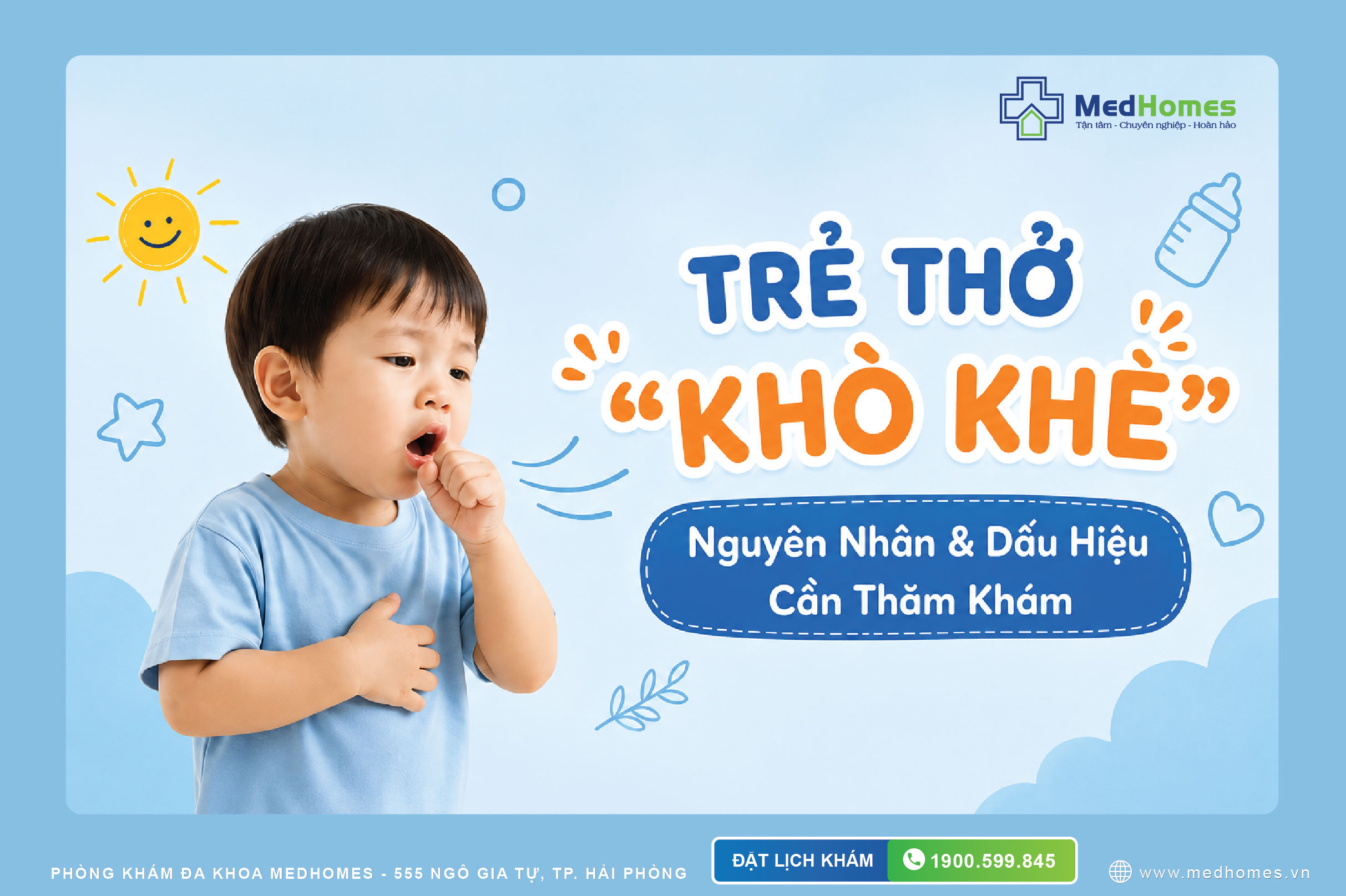 Trẻ Thở Khò Khè: Nguyên Nhân, Dấu Hiệu Nguy Hiểm Và Cách Xử Trí