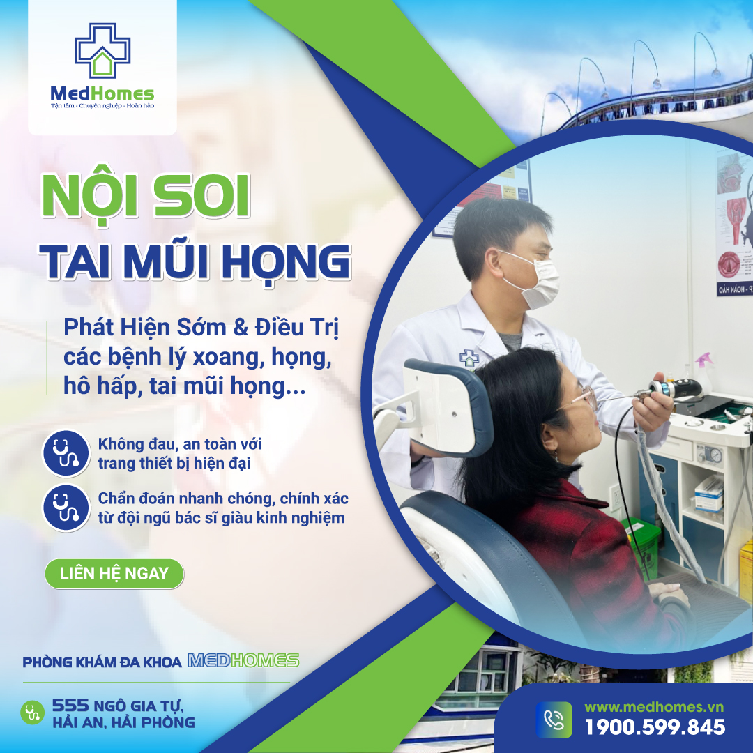 Nội soi Tai Mũi Họng tại Phòng khám Đa khoa MedHomes 