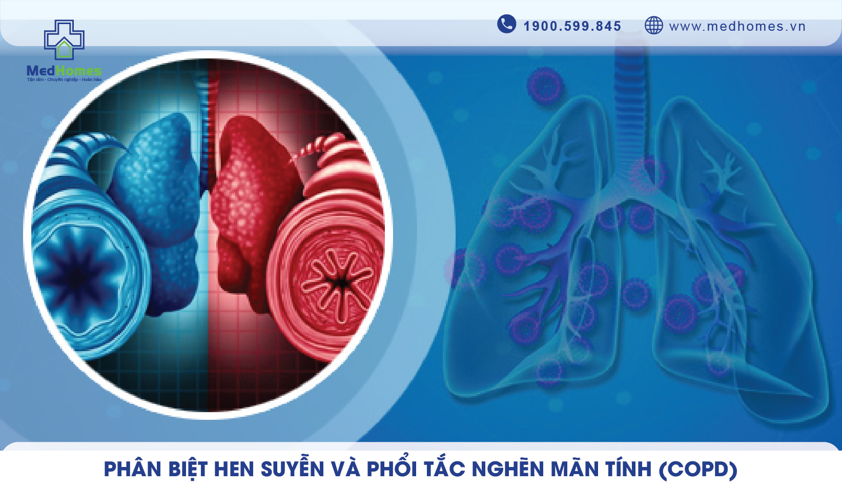 Phân Biệt Hen Suyễn Và Phổi Tắc Nghẽn Mãn Tính (COPD)