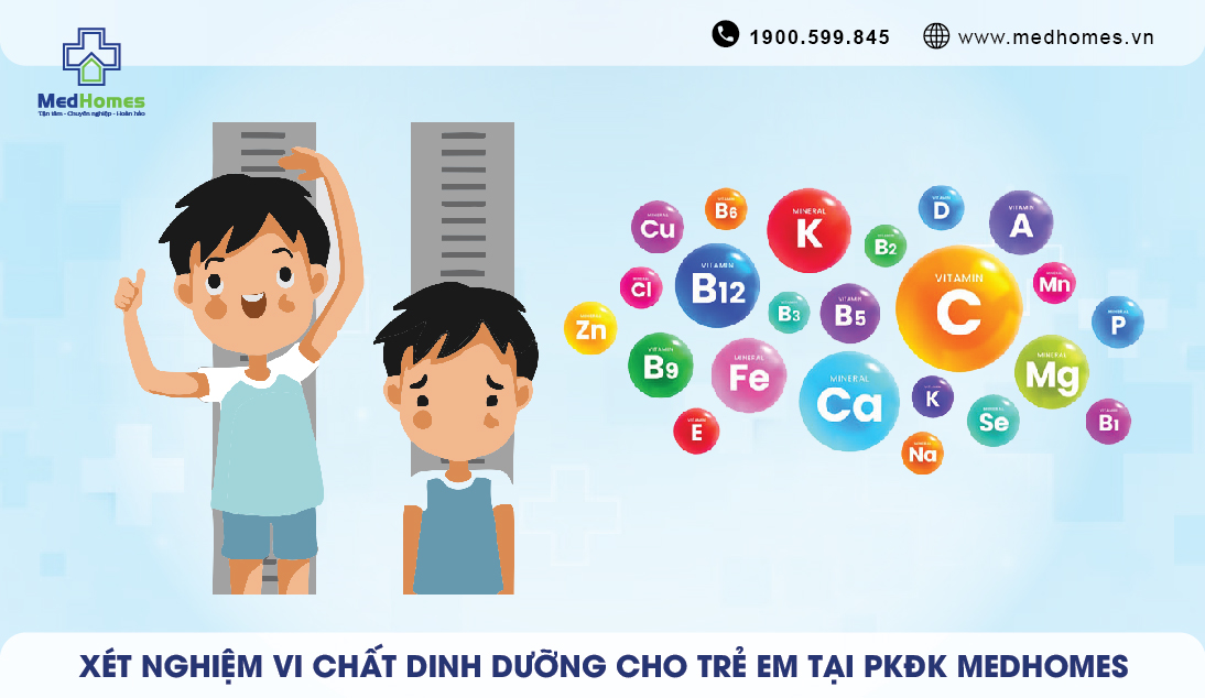 KHI NÀO CẦN NÊN LÀM XÉT NGHIỆM VI CHẤT CHO BÉ?